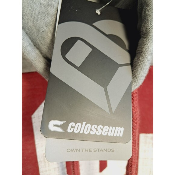 NWT Women's Oklahoma Sooners Pullover Crimson Gray Sweatshirt Large - Picture 6 of 11